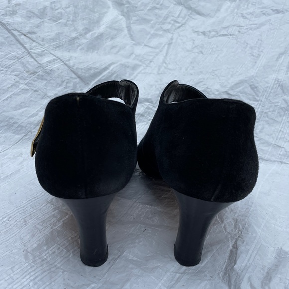 Vintage Mary Jane shoes Ingledew’s faux suede leather Italy - Picture 8 of 9